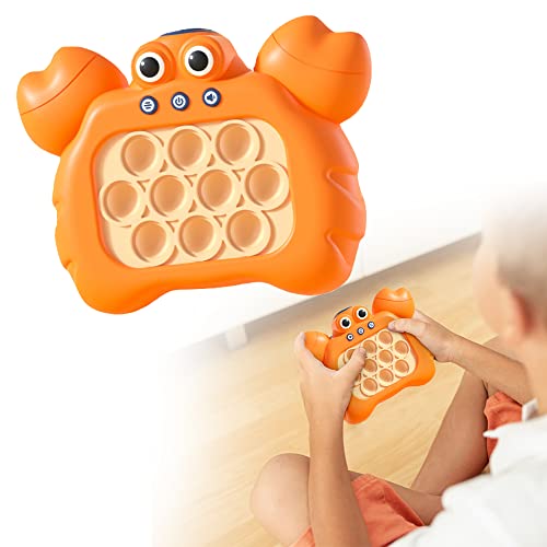 Decompression Breakthrough Puzzle Game Machine, Stress Relief Toys Puzzle Button Gopher Game Machine Palm Hands-on Speed Toys for Kids Adults 3+ Year Boys/Girls